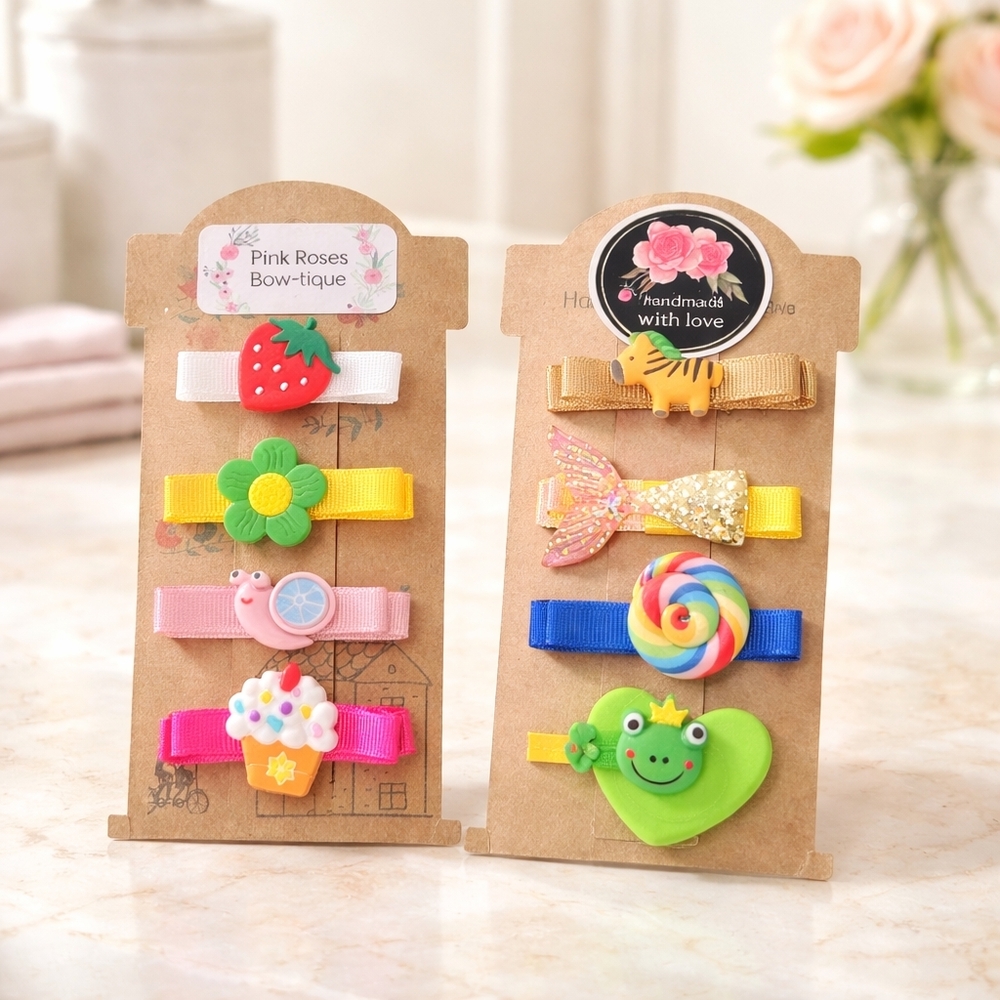 NEW hand Crafted Hair Accessories Girls Bundle